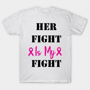 Fight Breast Cancer Awareness Pink Ribbon T-Shirt